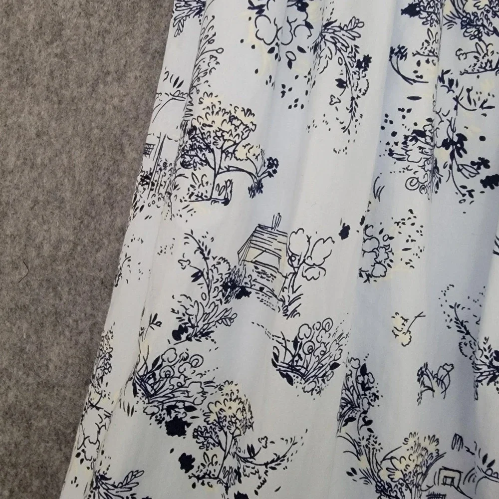 Gal Meets Glam Dress Womens 12 Maxi Sleeveless‎ Belted Lula Cottagecore Toile - Picture 8 of 14